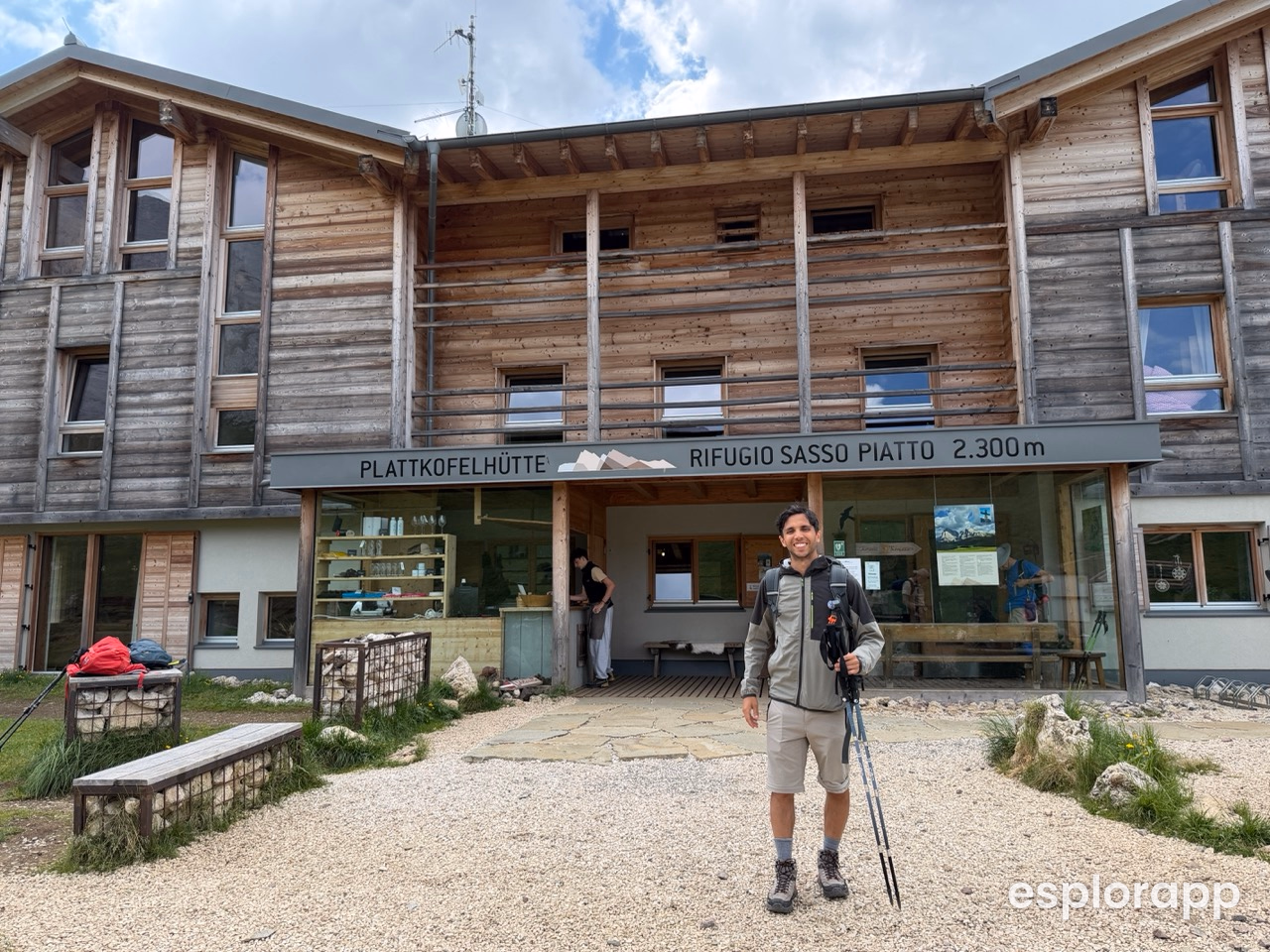 Itinerario 5 Rifugi sulle Dolomiti con Mappa Trekking