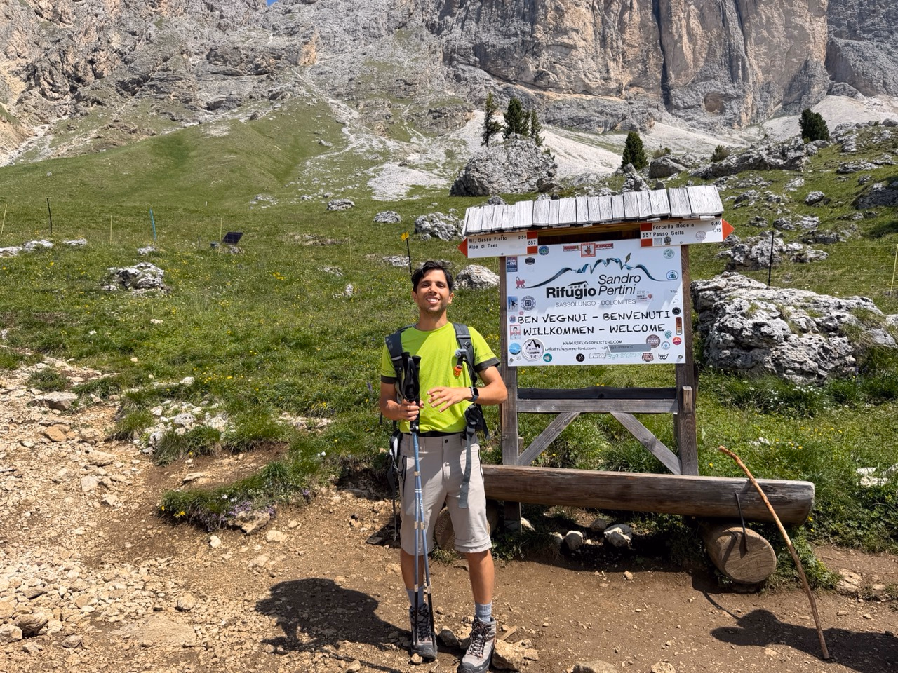 Itinerario 5 Rifugi sulle Dolomiti con Mappa Trekking